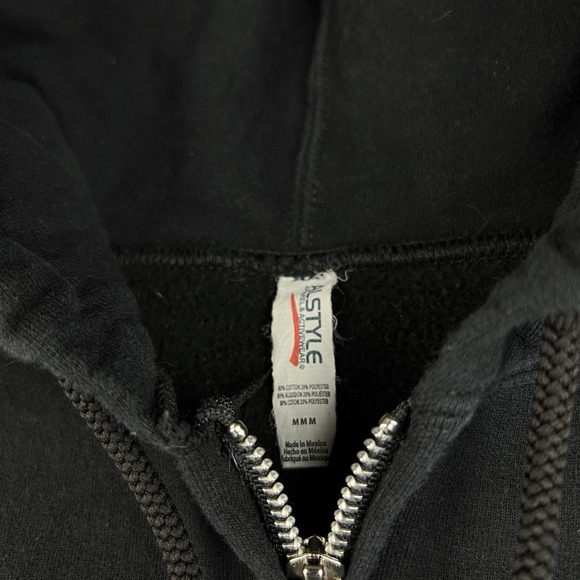 Zomboy DJ Band Hoodie Medium Concert Merch Zombie SKULL HEART Dubstep EDM Rave - Picture 4 of 9